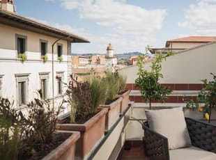 Iqhotel Firenze Camere Dettaglio Matrimoniale Terrazza 01